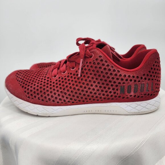 NOBULL PROJECT Red Suede Trainer Crossfit Training Shoes 8.5 - Picture 5 of 12